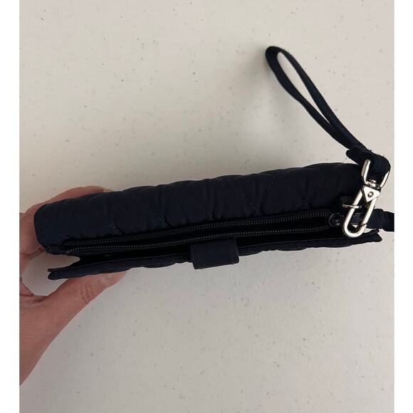 Vera Bradley Tech RFID Smartphone Wristlet Protection Classic Navy - Picture 4 of 10